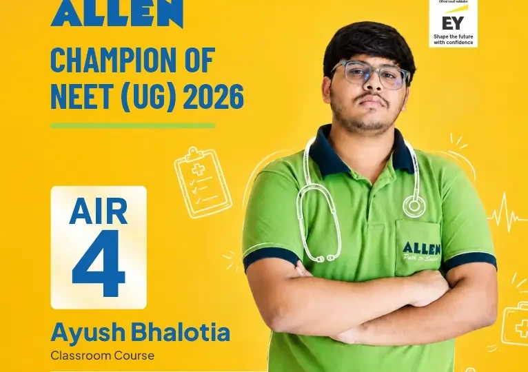 Re-NEET 2026 Result AIR-4 Ayush Bhalotia Success Story