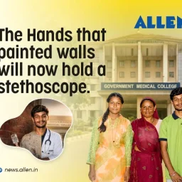 The Hands that painted walls will now hold a stethoscope