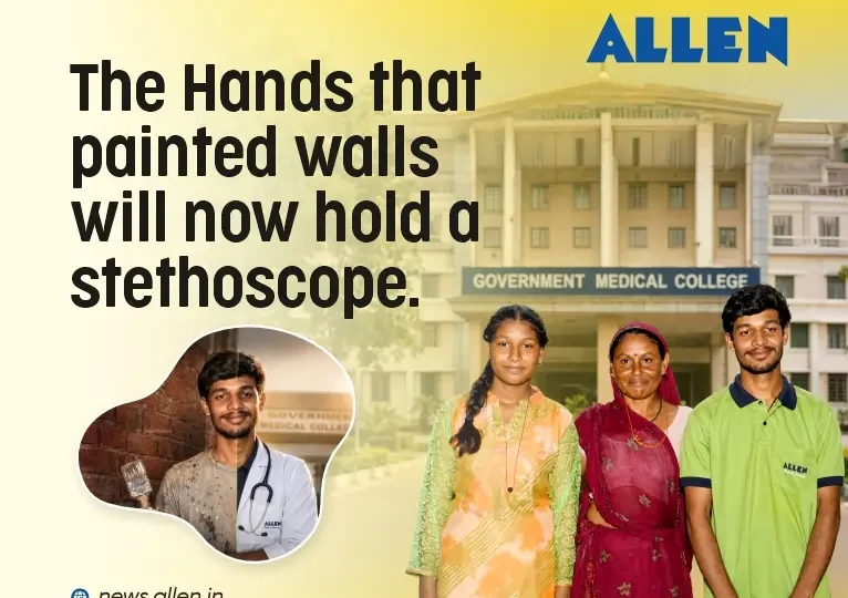 The Hands that painted walls will now hold a stethoscope