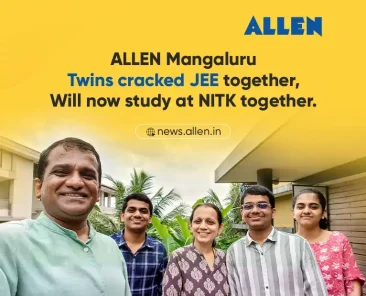 ALLEN Mangaluru Twins Cracked JEE Together, Will Now Study at NITK Together