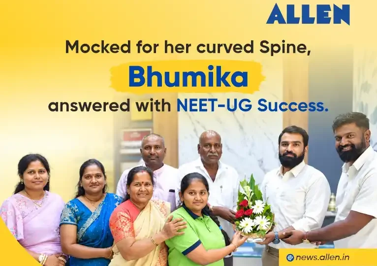 Bhumika Overcomes Spine Challenges to Succeed in NEET-UG