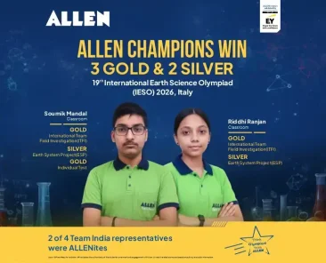 IESO 2026 ALLEN Students Bags Five Medals for India Including Three Gold