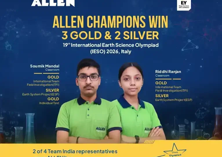 IESO 2026 ALLEN Students Bags Five Medals for India Including Three Gold