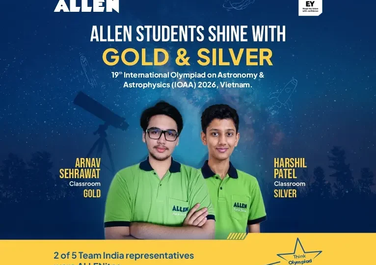 ALLEN's Arnav Wins Gold and Harshit Silver at IOAA 2026