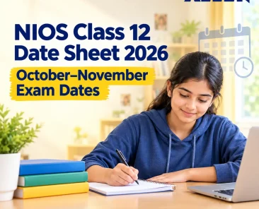 NIOS Class 12 Date Sheet 2026 October–November Exam Dates