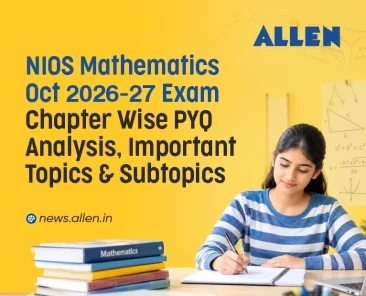 NIOS Class 12 Maths Exam 2026 PYQ Analysis & Important Topics