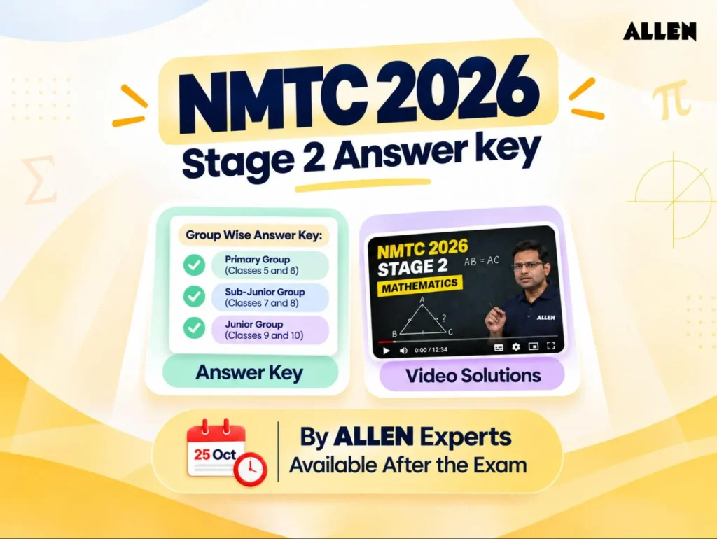 NMTC 2026 Stage 2 Paper Solutions by ALLEN