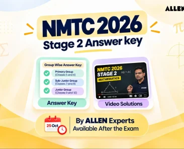 NMTC 2026 Stage 2 Paper Solutions by ALLEN